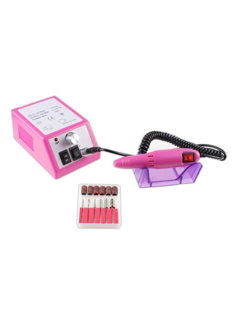 Generic Mini Electric Manicure Drill Polish Sander Pink 