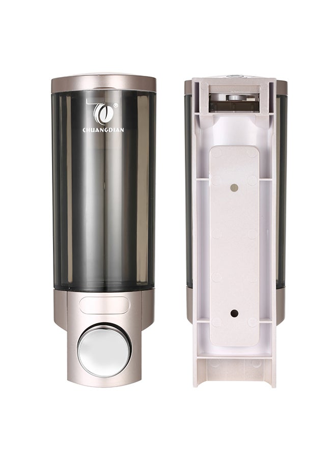 شوانجديان موزع صابون يدوي من قارورة واحدة يثبت على الجدار الشمبانيا الذهب 300ملليلتر - Image 2