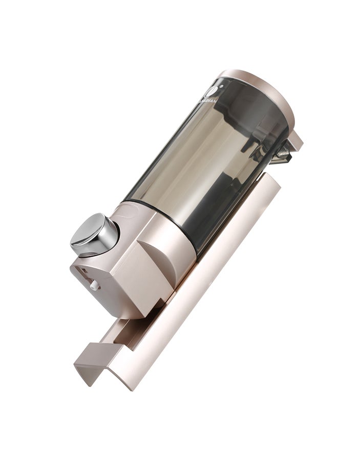 شوانجديان موزع صابون يدوي من قارورة واحدة يثبت على الجدار الشمبانيا الذهب 300ملليلتر - Image 4