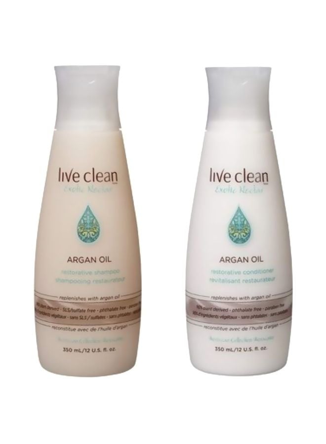Pack Of 2 Exotic Nectar Argan Oil Restorative Shampoo
