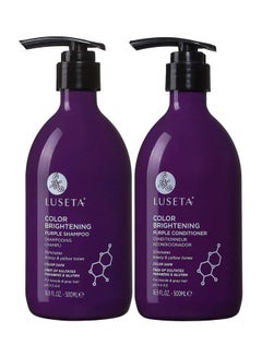 Pack Of 2 Color Brightening Purple Shampoo And Conditioner Set