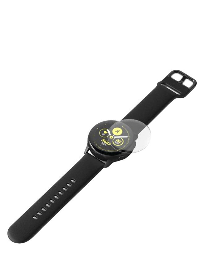 araree Replacement Tempered Glass Set For Samsung Galaxy Watch Clear - Image 2
