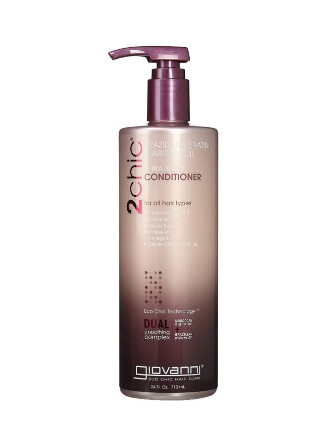 Giovanni Brazilian Keratin And Argan Oil Ultra-Sleek Conditioner 