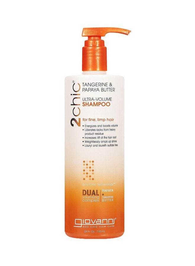 Giovanni 2 Chic Ultra-Volume Shampoo - Tangerine And Papaya Butter 