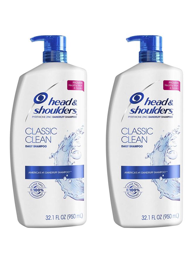 Head & Shoulders 2-Piece Classic Clean Daily Shampoo 