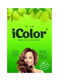 Hair Dye Shampoo Medium Brown 25ml