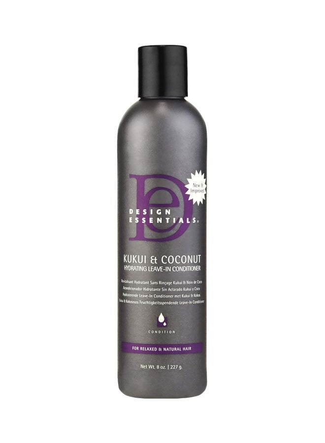 Design Essentials Kukui And Coconut Hydrating Leave-In Conditioner 