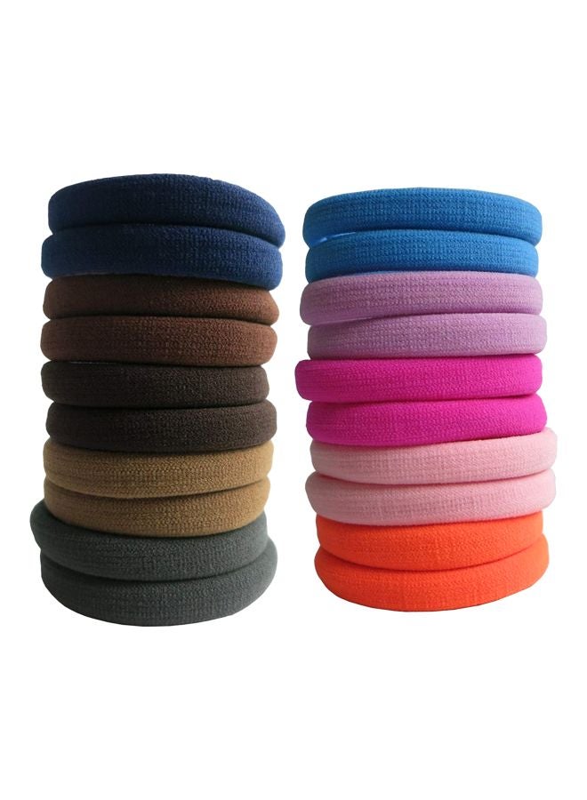 BETITETO 20-Piece Thick Hair Ties Multicolour 