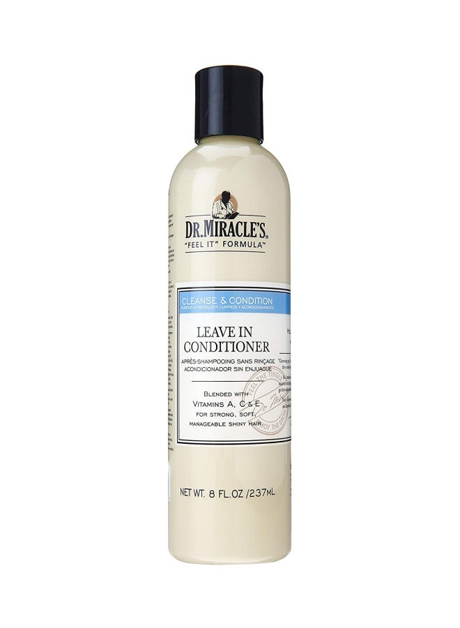 Dr. Miracle's Cleanse And Condition Leave In Conditioner 237ml 