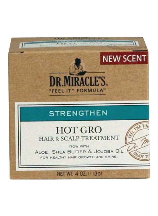 Dr. Miracle's - 2-Piece Strengthen Hot Gro Hair And Scalp Treatment Set 113grams - Image 1