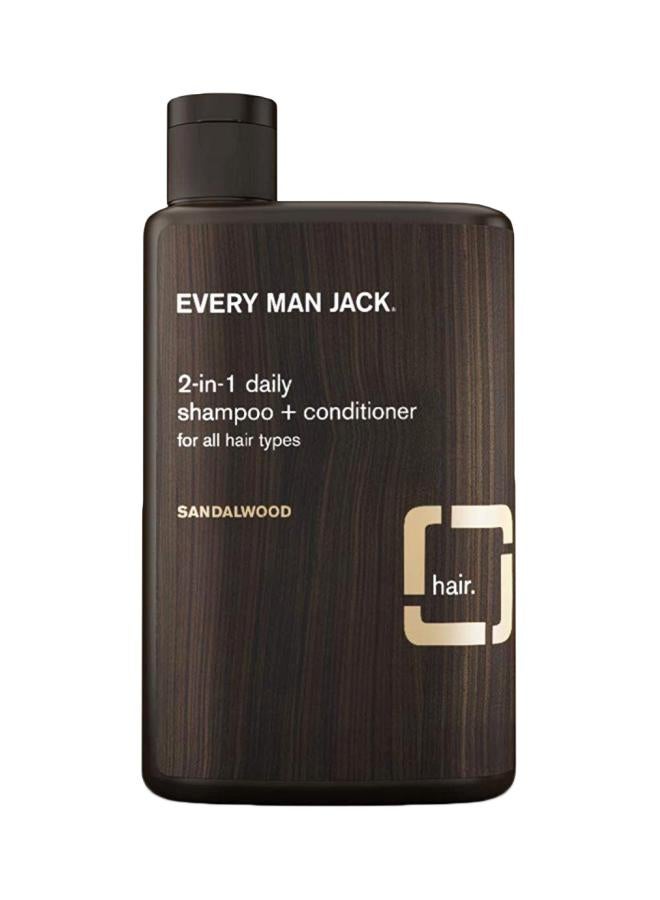 Every Man Jack 2-In-1 Daily Shampoo Plus Conditioner - Sandalwood