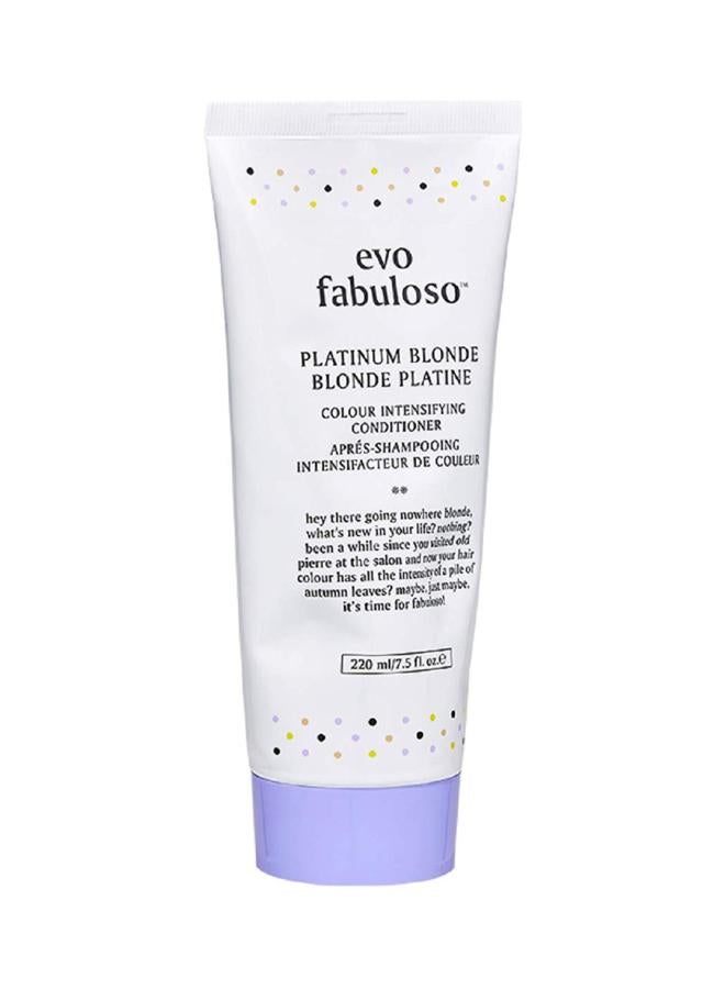 EVO Fabuloso Colour Intensifying Conditioner Platinum Blonde 220ml 