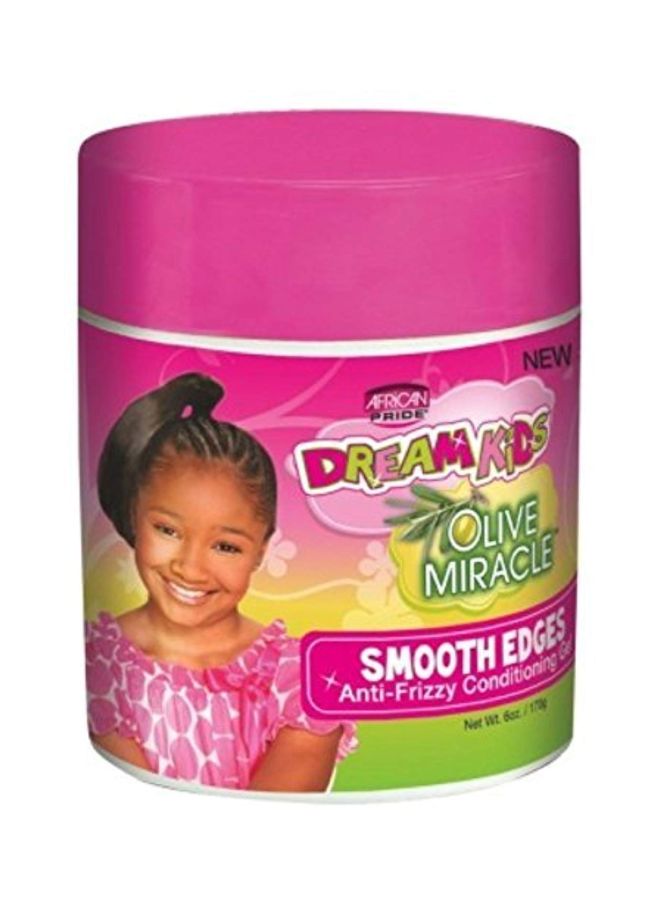 African Pride - Pack Of 2 Dream Kids Olive Miracle Smooth Edges Anti-Frizzy Conditioning Gel - Image 1