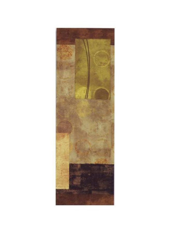 PHOTOBLOCK Decorative Wall Painting With Frame Brown/Beige 20x60cm