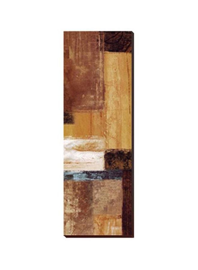 Decorative Wall Poster With Frame Multicolour 13x45cm