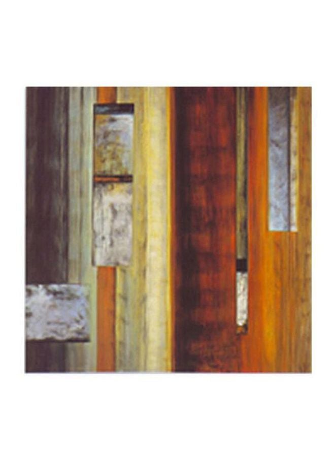 لوحة جدارية لتزيين الحائط مع إطار متعدد الألوان 34x34سم