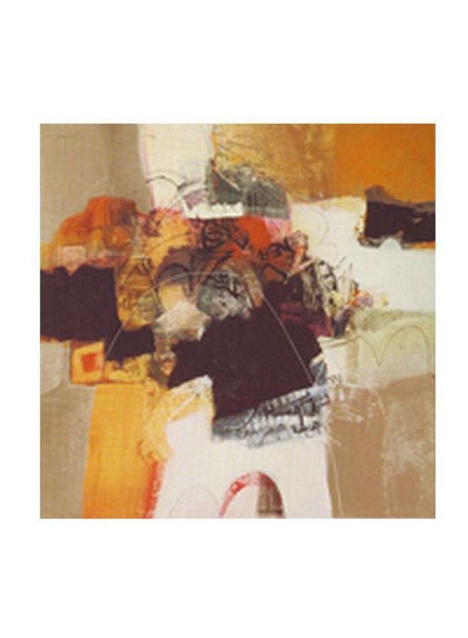 PHOTOBLOCK Decorative Wall Painting With Frame Orange/Yellow/Brown 15x15cm