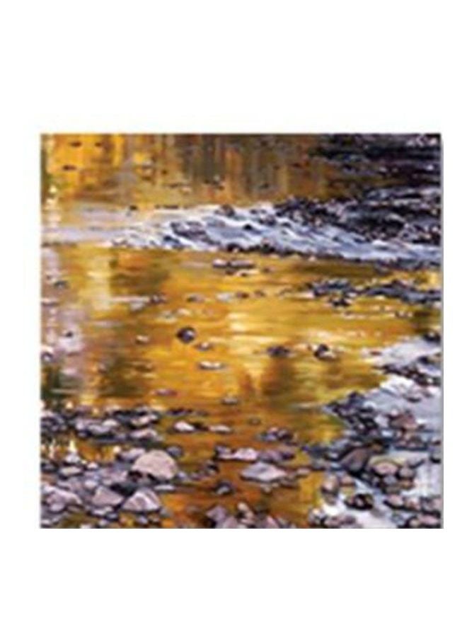 بوستر جداري للتزيين مع إطار متعدد الألوان 24x24سم