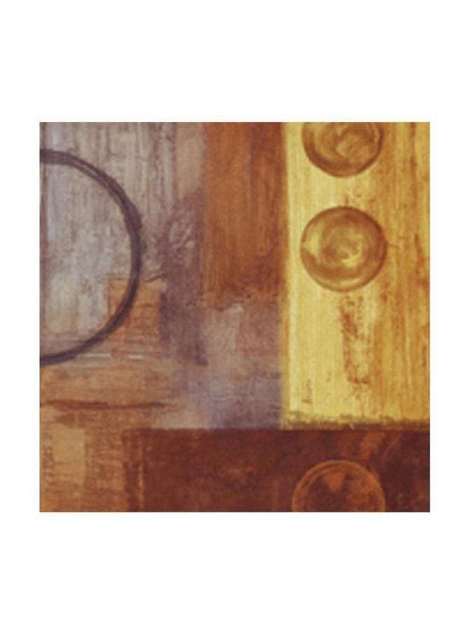 Decorative Wall Painting Brown/Beige/Grey 24x24cm