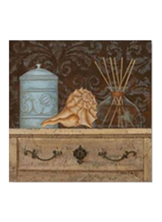 Decorative Wall Painting With Frame Multicolour 34x34cm