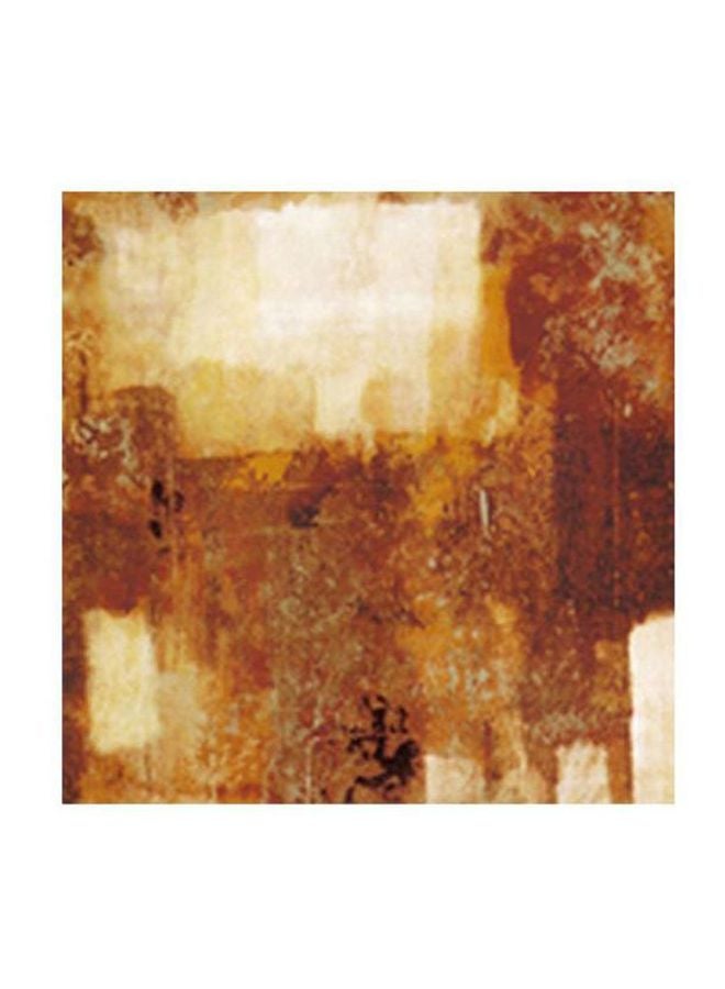 فوتو بلوك لوحة جدارية لتزيين الحائط مع إطار بني/بيج 24x24سم