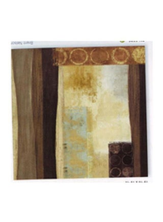 Decorative Wall Art With Frame Yellow/Brown 24x24cm - v1566039552/N29123356A_1