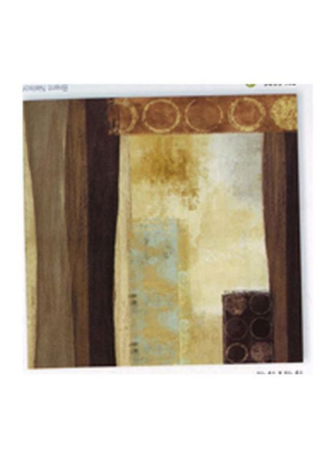 PHOTOBLOCK - Decorative Wall Art With Frame Yellow/Brown 24x24cm - Image 1
