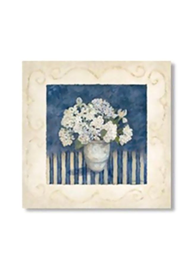 PHOTOBLOCK Decorative Wall Painting With Frame Blue/Beige/Green 15x15cm