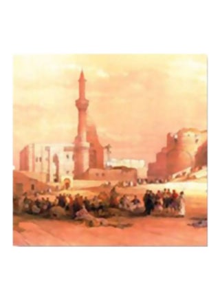 حامل أكواب بطبعة مميزة للزينة بيج/ وردي/ أسود 15x15سم - v1566039612/N29124290A_1