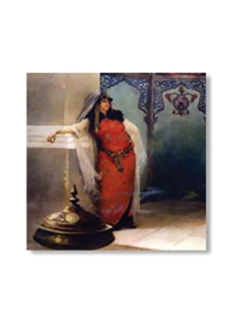 Decorative Wall Poster With Frame Multicolour 30x30cm