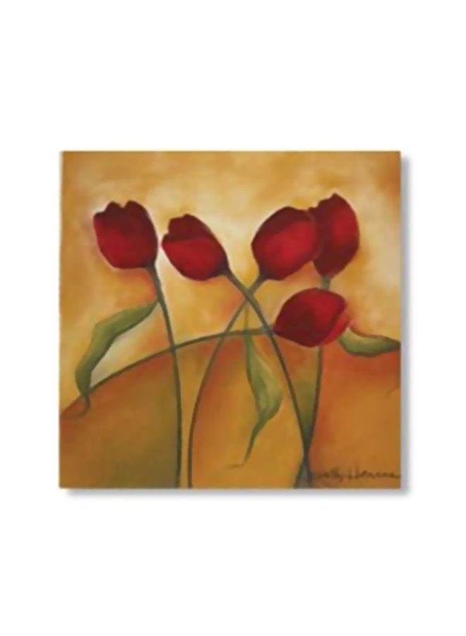 لوحة جدارية لتزيين الحائط مع إطار متعدد الألوان 15x15سم