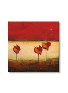 Decorative Wall Painting With Frame Multicolour 15x15cm