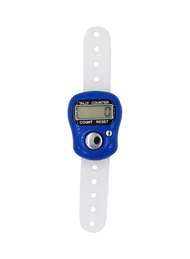 XbotMax - Electronic Digital Knitting Tally Counter Dark Blue/White - Image 1
