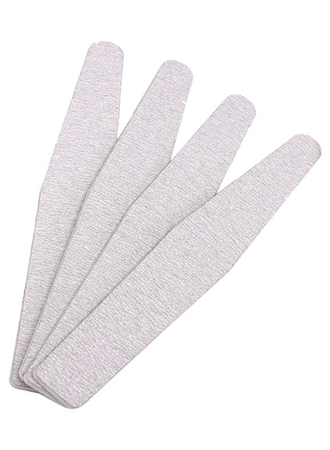 4-Piece Nail Polishing File Set Grey