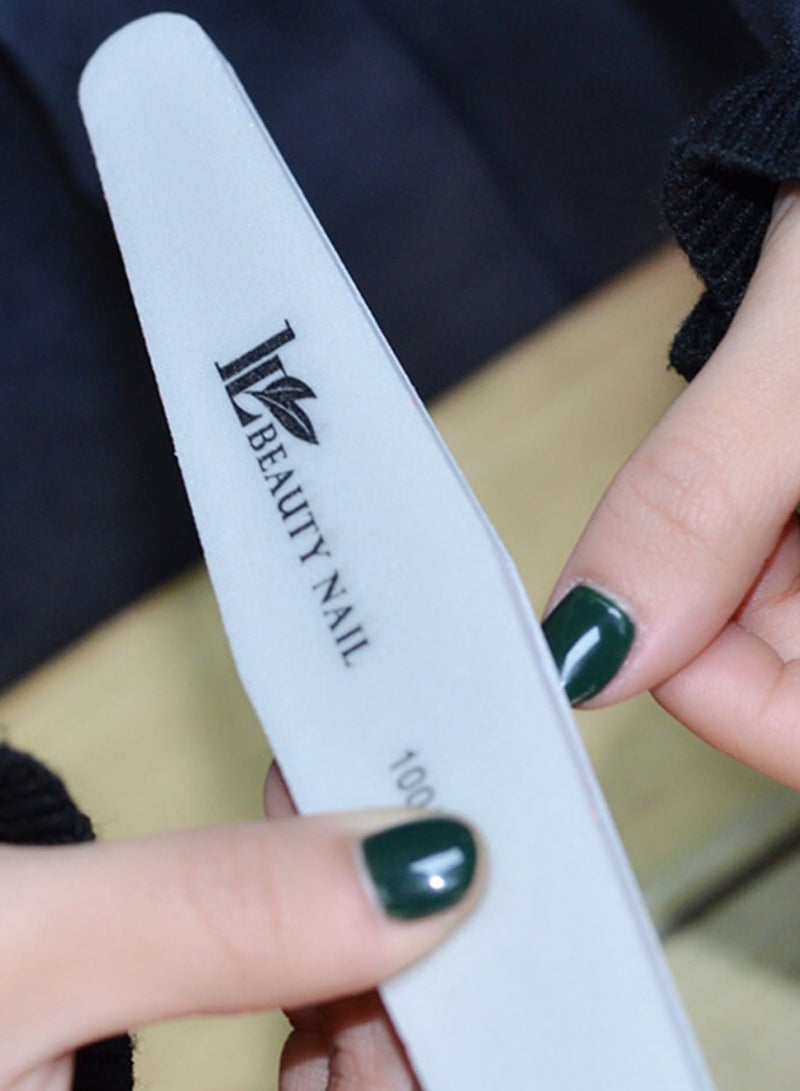 طقم مبرد أظافر مزدوج الوجهين من 3 قطع رمادي - Image 2