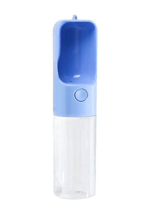 Generic Portable Accompanying Pet Water Bottle Blue/Clear 40ml 