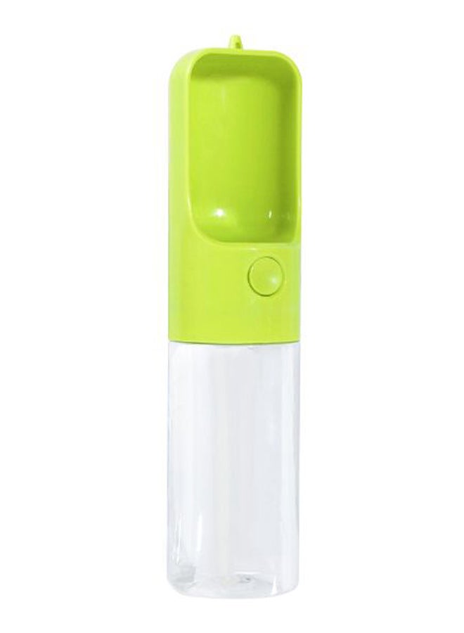 Generic Portable Accompanying Pet Water Bottle Green/Clear 40ml 