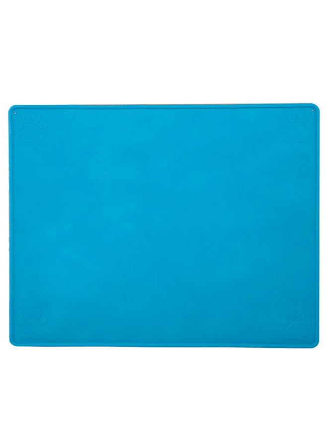 Generic Waterproof Non-Slip Pet Mat Blue 45 x 35cm 