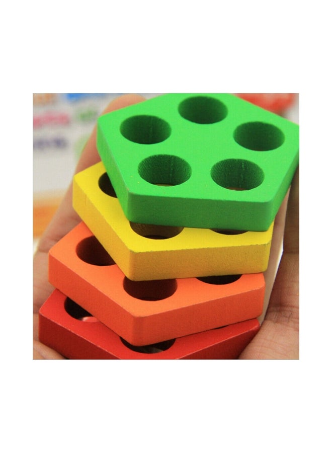 إيهوم طقم ألعاب تعليمية لتصنيف الأشكال الهندسية طراز FSH-27 - Image 2