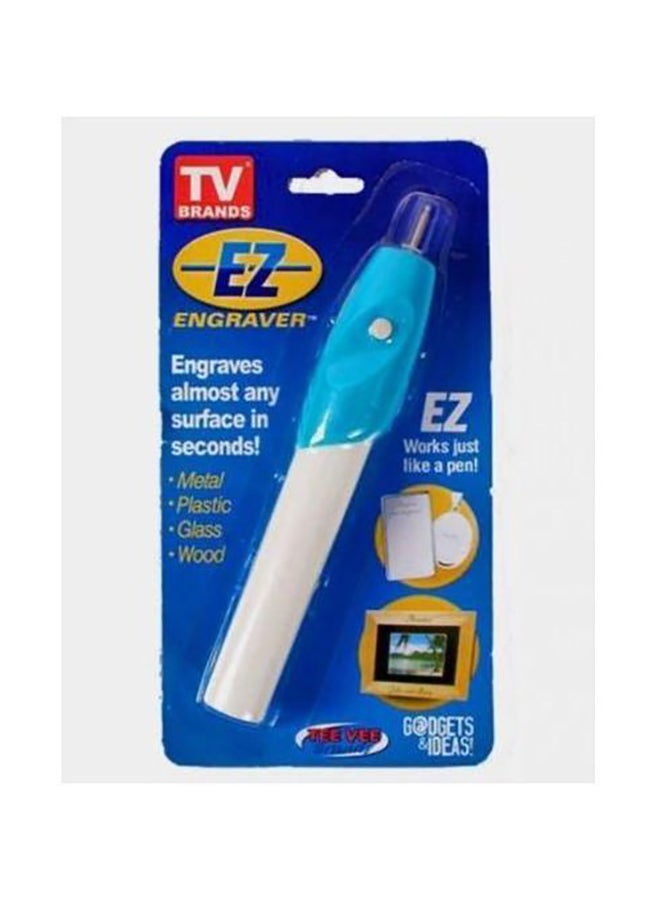 AS SEEN ON TV Engraver Pen Blue/White 10x5x3cm  - Image 2