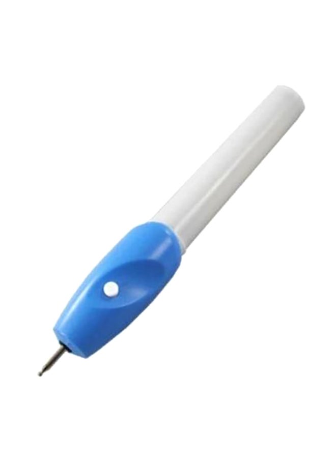 AS SEEN ON TV Engraver Pen Blue/White 10x5x3cm  - Image 1