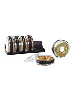 AS SEEN ON TV 6-Piece Cylinder Spice Rack Set Transparent 