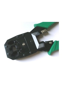 XbotMax RJ45 And RJ11 Wire Cable Crimper Green/Black/Yellow 20cm  - Image 2