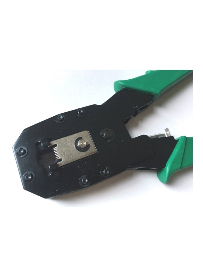 XbotMax RJ45 And RJ11 Wire Cable Crimper Green/Black/Yellow 20cm  - Image 3