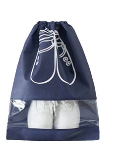 Generic Dustproof Shoe Storage Bag Blue/White/Clear  - Image 1