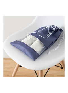 Generic Dustproof Shoe Storage Bag Blue/White/Clear  - Image 3