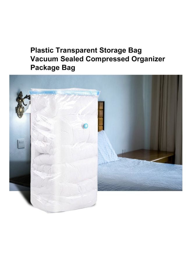 كيس تخزين قابل للضغط والتكديس والتفريغ من الهواء شفاف/أزرق - Image 5