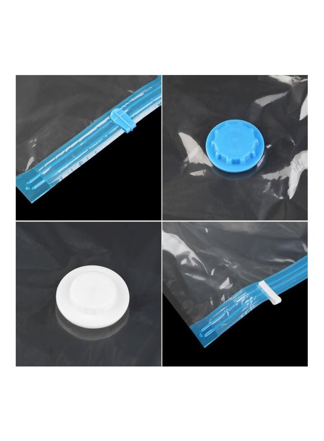 Vacuum Sealed Compression Bag Clear/Blue - Image 4