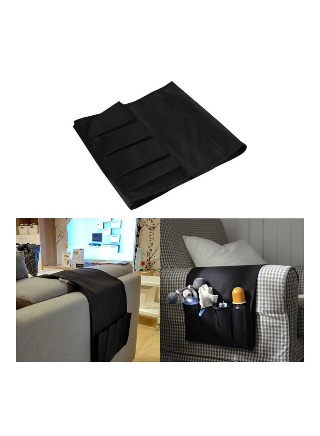 Armrest Caddy Pocket Organizer Black 94x32x1cm - Image 2