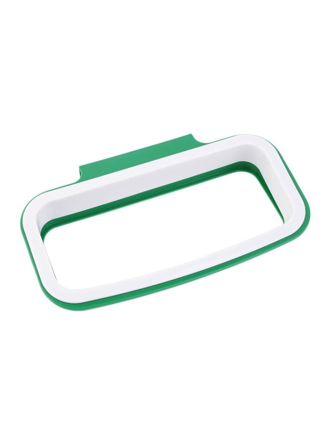 Garbage Bag Holder Bracket White/Green 22x12.5x4cm  - Image 1